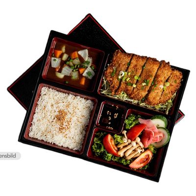 Bento-låda (Japansk 4 smår rätter)